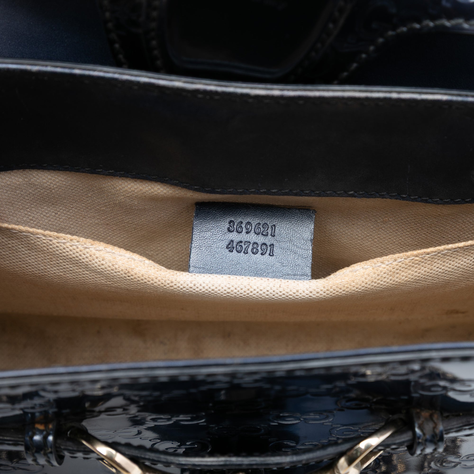 Small Guccissima Patent Emily Shoulder Bag - Image 5