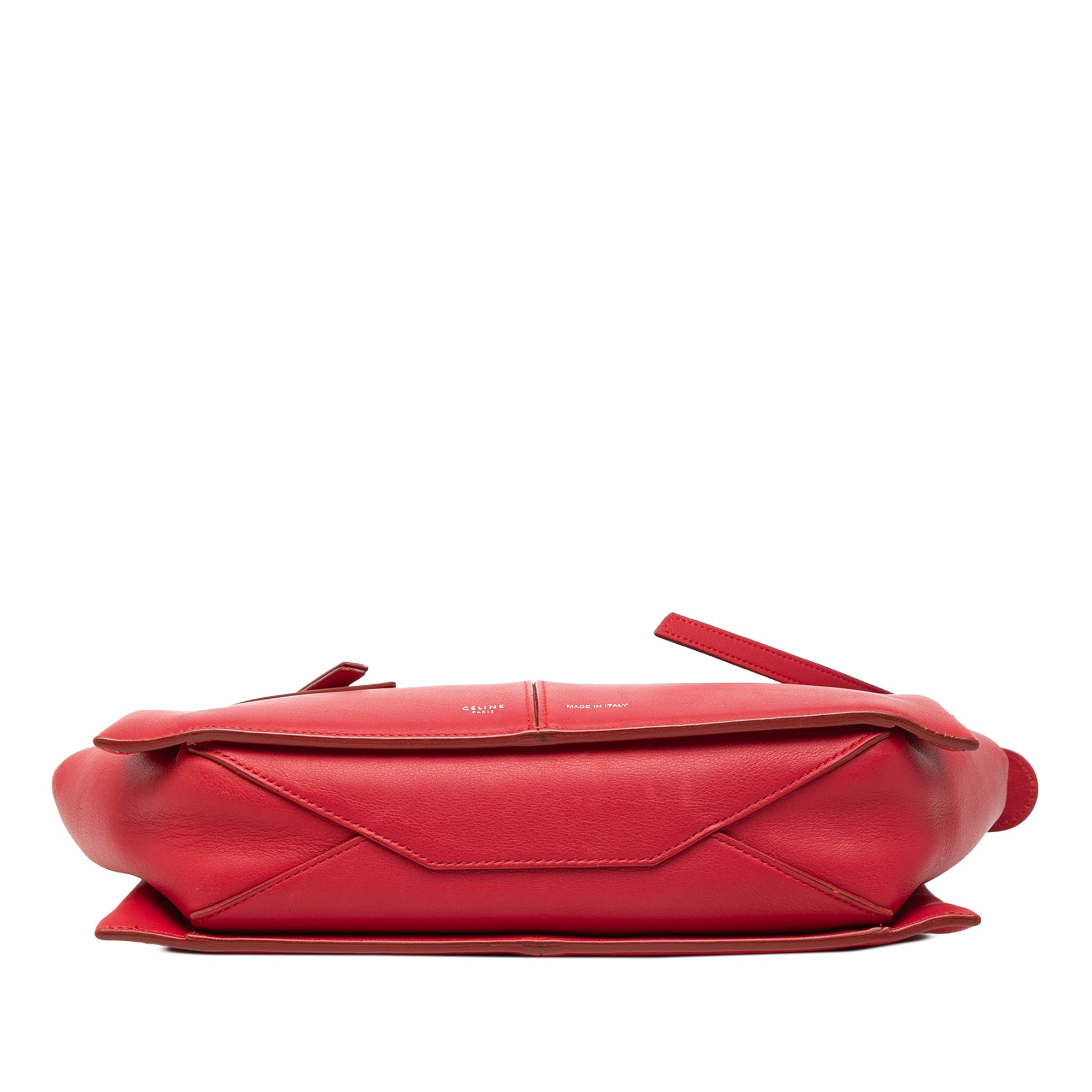 Trifold Leather Clutch On Chain - Image 3
