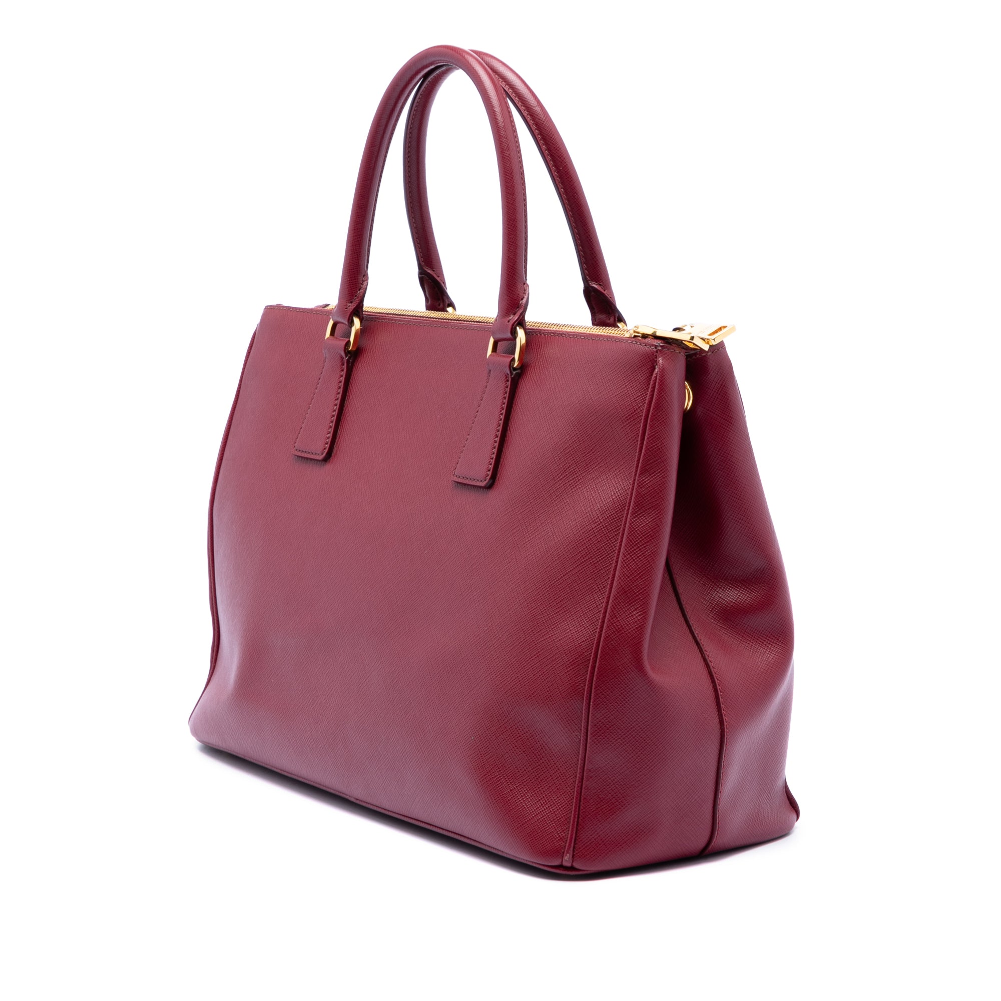 Saffiano Lux Galleria Double Zip Front Pocket Satchel - Image 2
