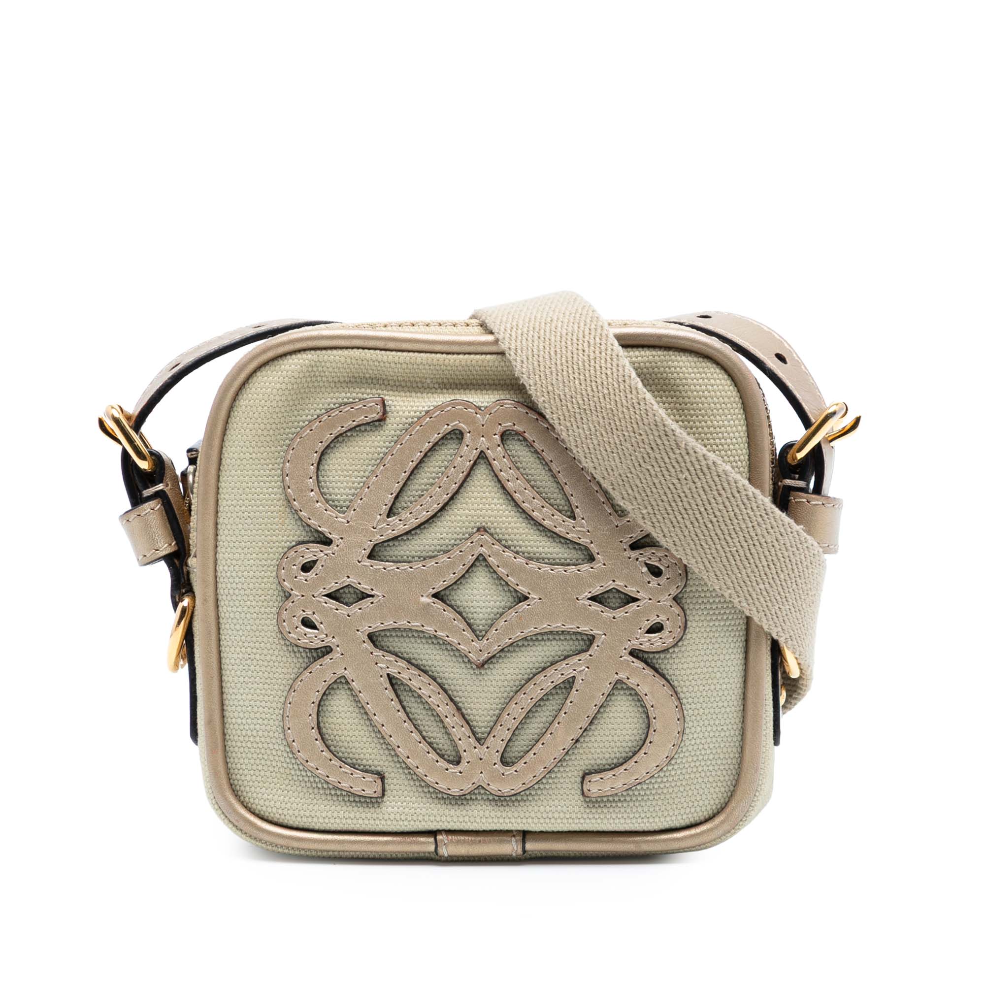 Mini Canvas Anagram Crossbody - Image 1