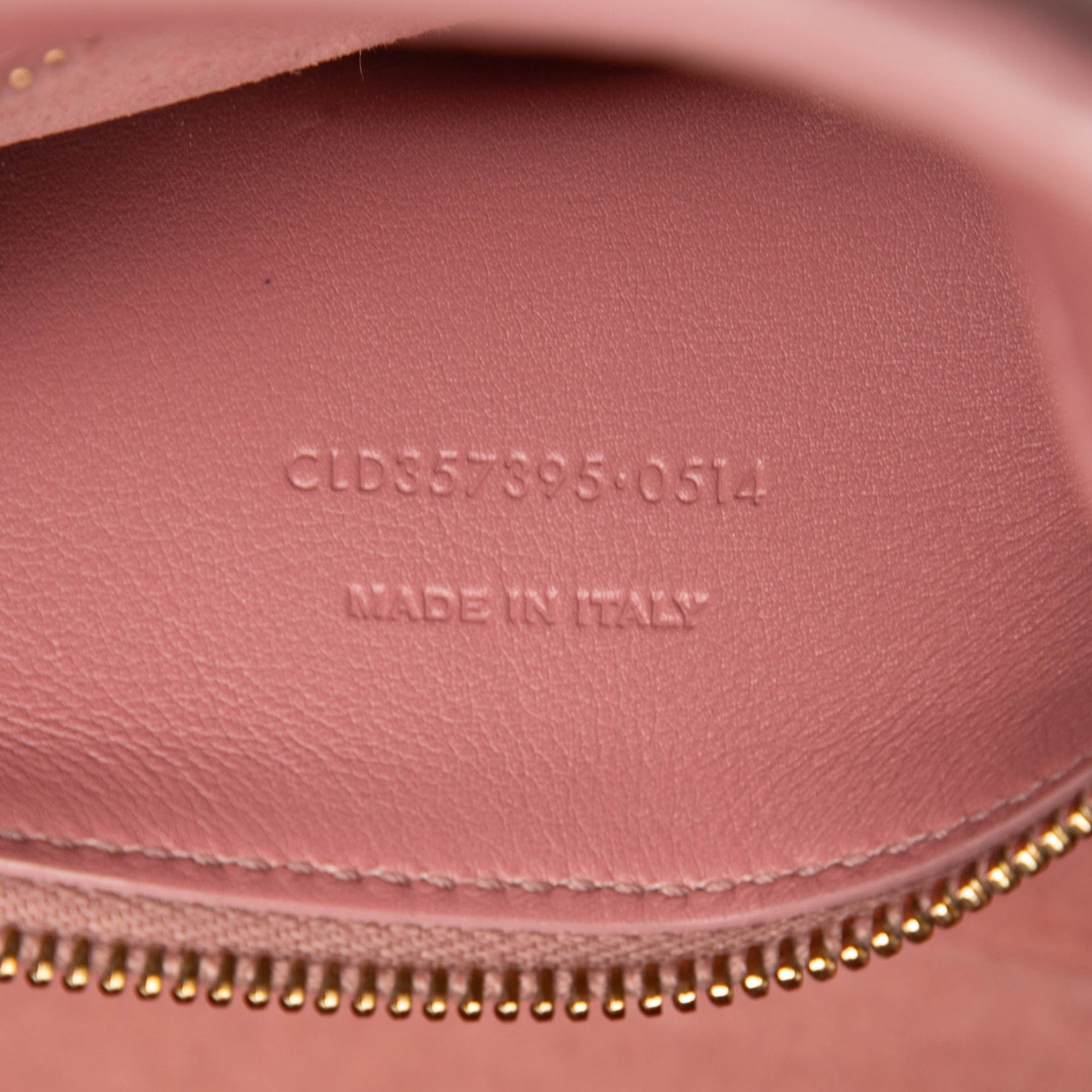 Small Leather Monogram Cabas Satchel - Image 6