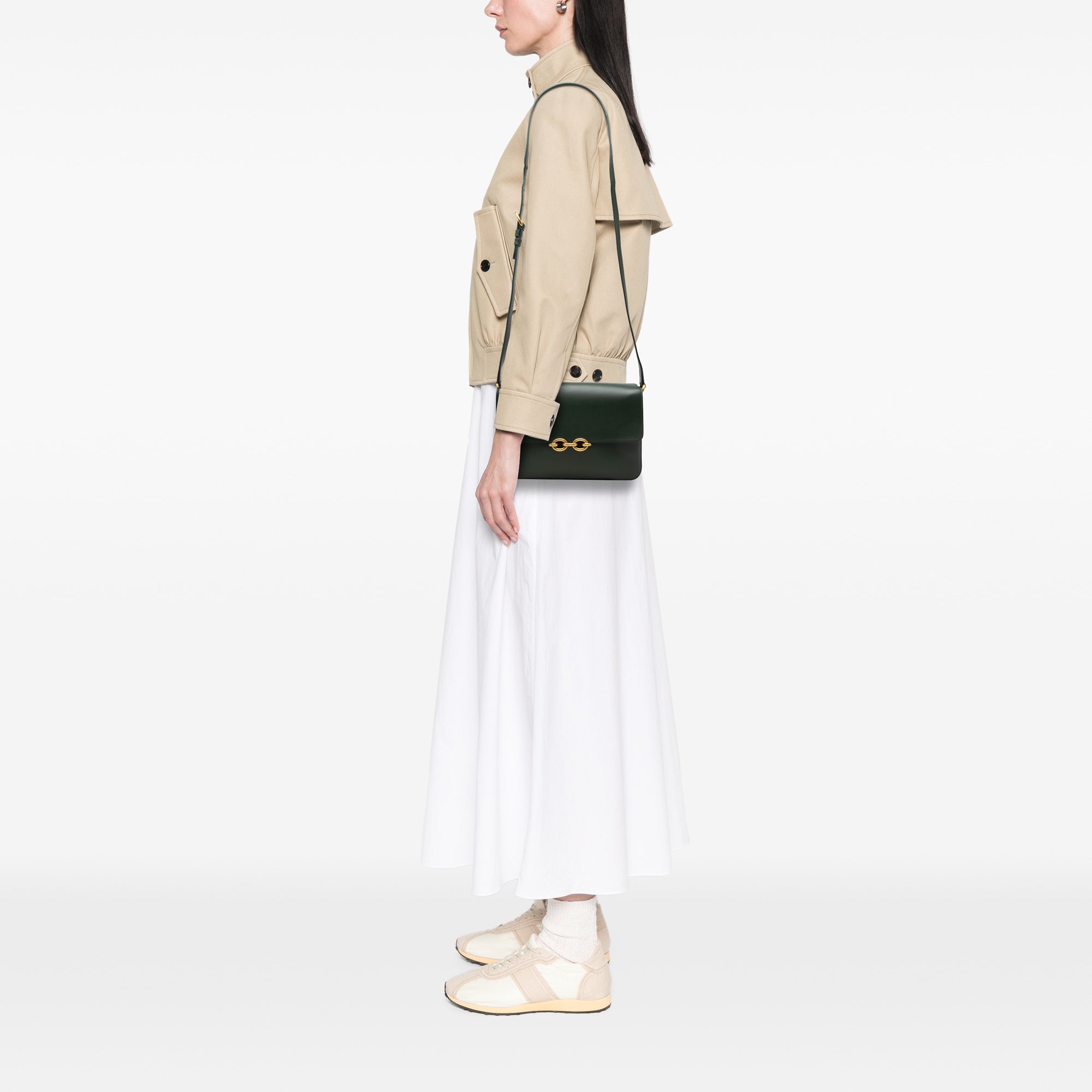 Smooth Calfskin Le Maillon Crossbody - Image 7