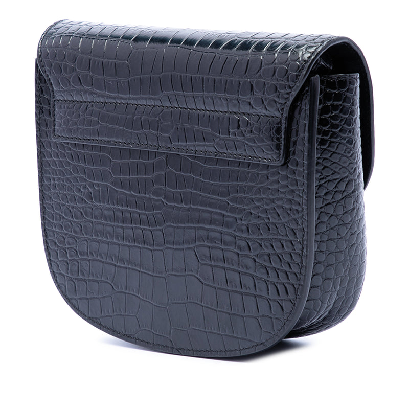Small Croc Embossed Monogram Kaia Crossbody - Image 2
