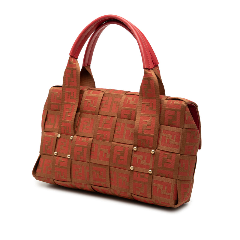 Zucca Canvas Crossword Handbag - Image 2