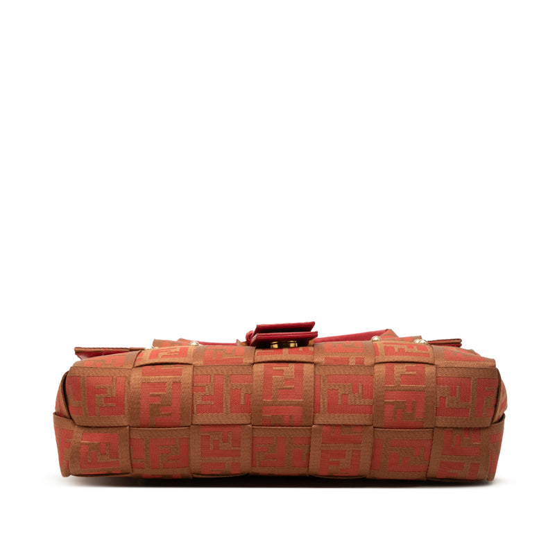 Zucca Canvas Crossword Handbag - Image 3