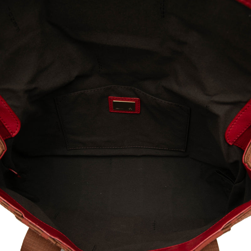 Zucca Canvas Crossword Handbag - Image 4