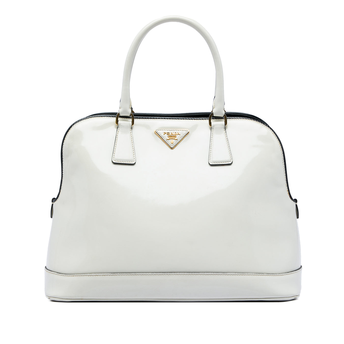Medium Spazzolato Leather Open Promenade Satchel - Image 1