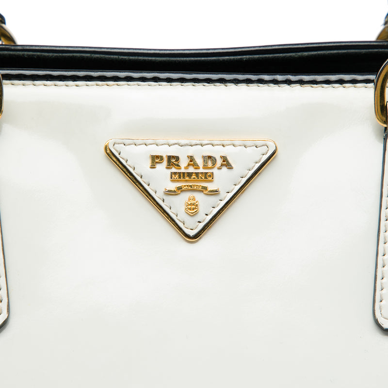 Medium Spazzolato Leather Open Promenade Satchel - Image 5