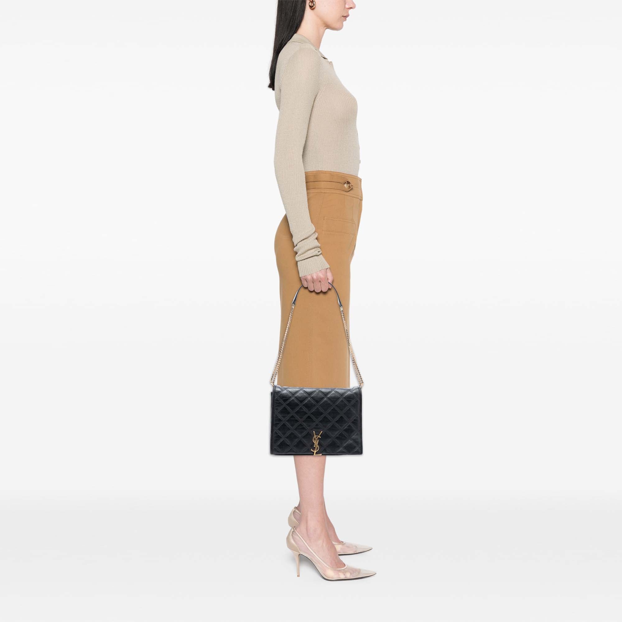 Small Quilted Lambskin Becky Chain Shoulder Bag - Image 7