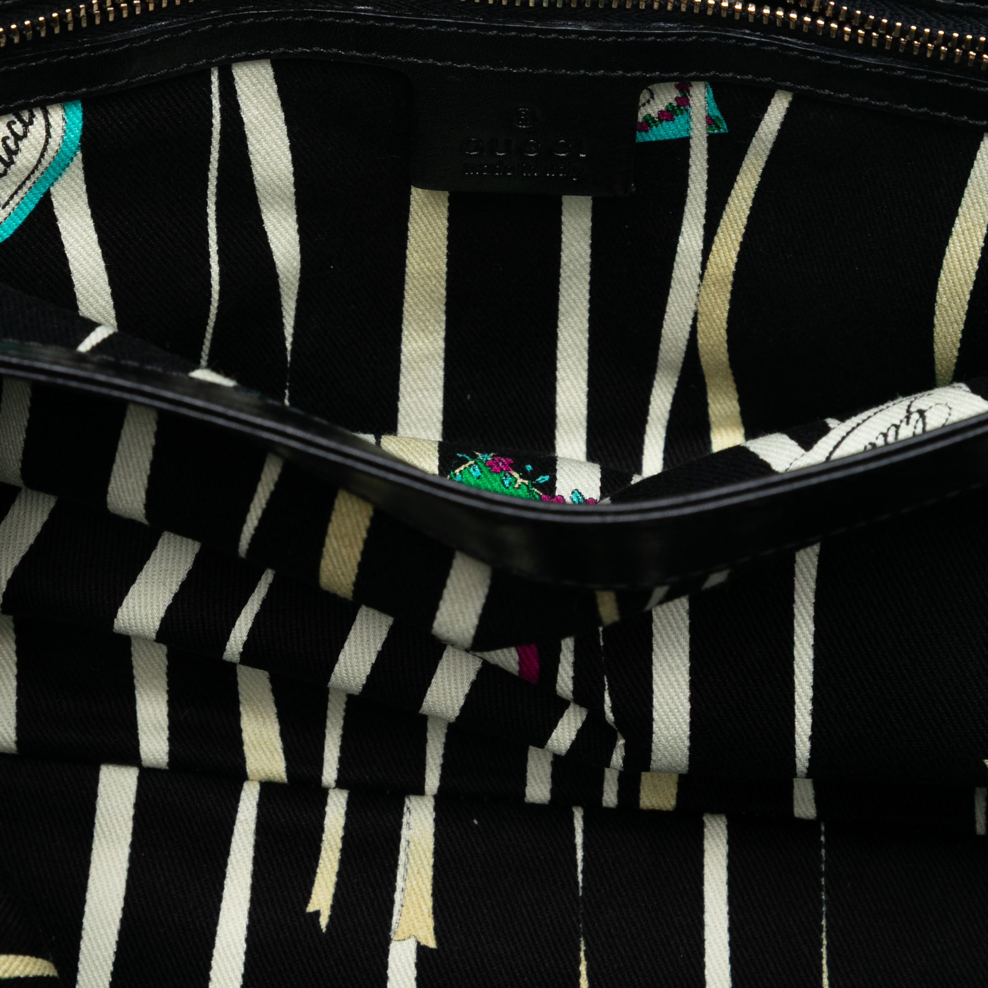 Suede and Patent Peggy Bamboo Top Handle Bag - Image 4