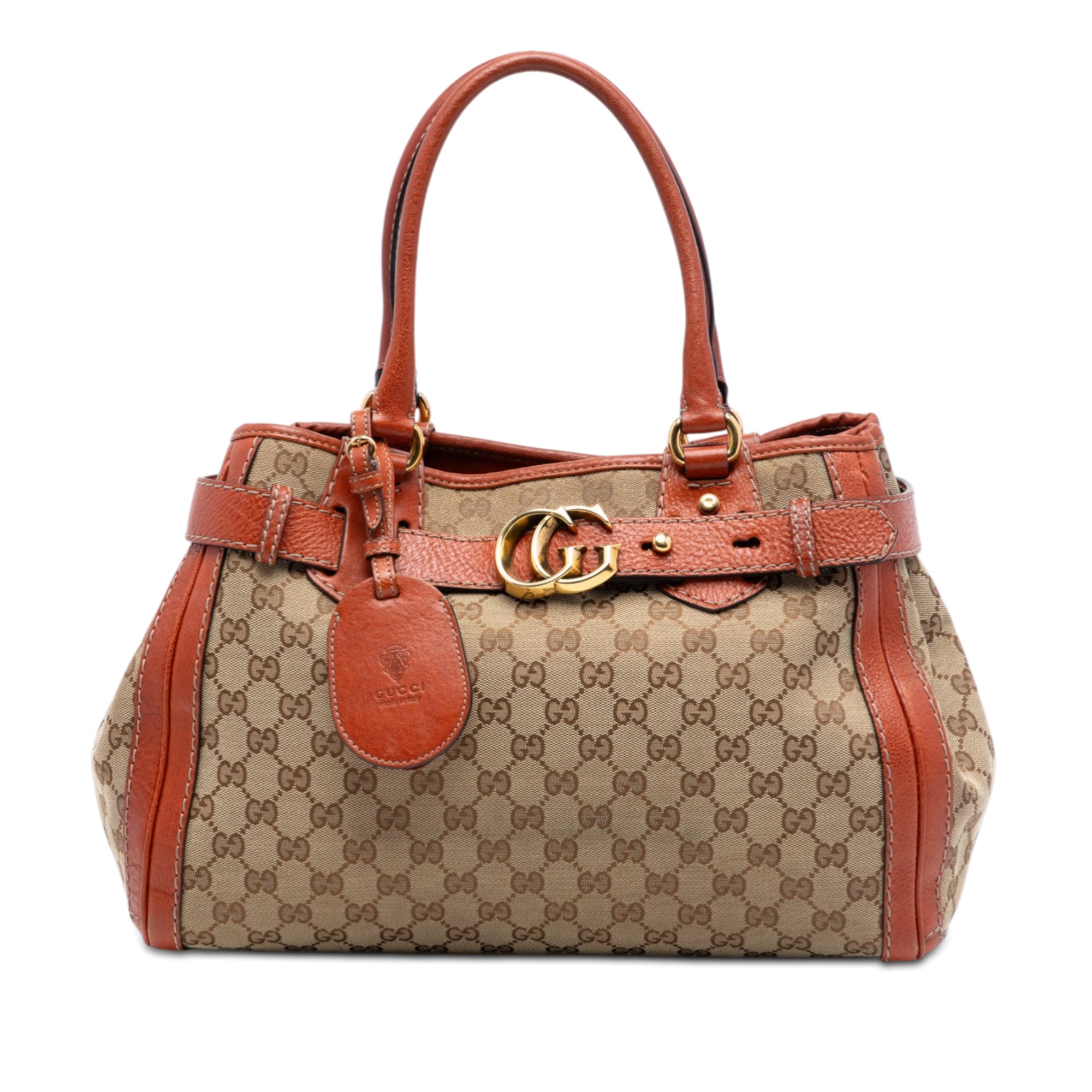 GG Canvas Running Tote - Image 1