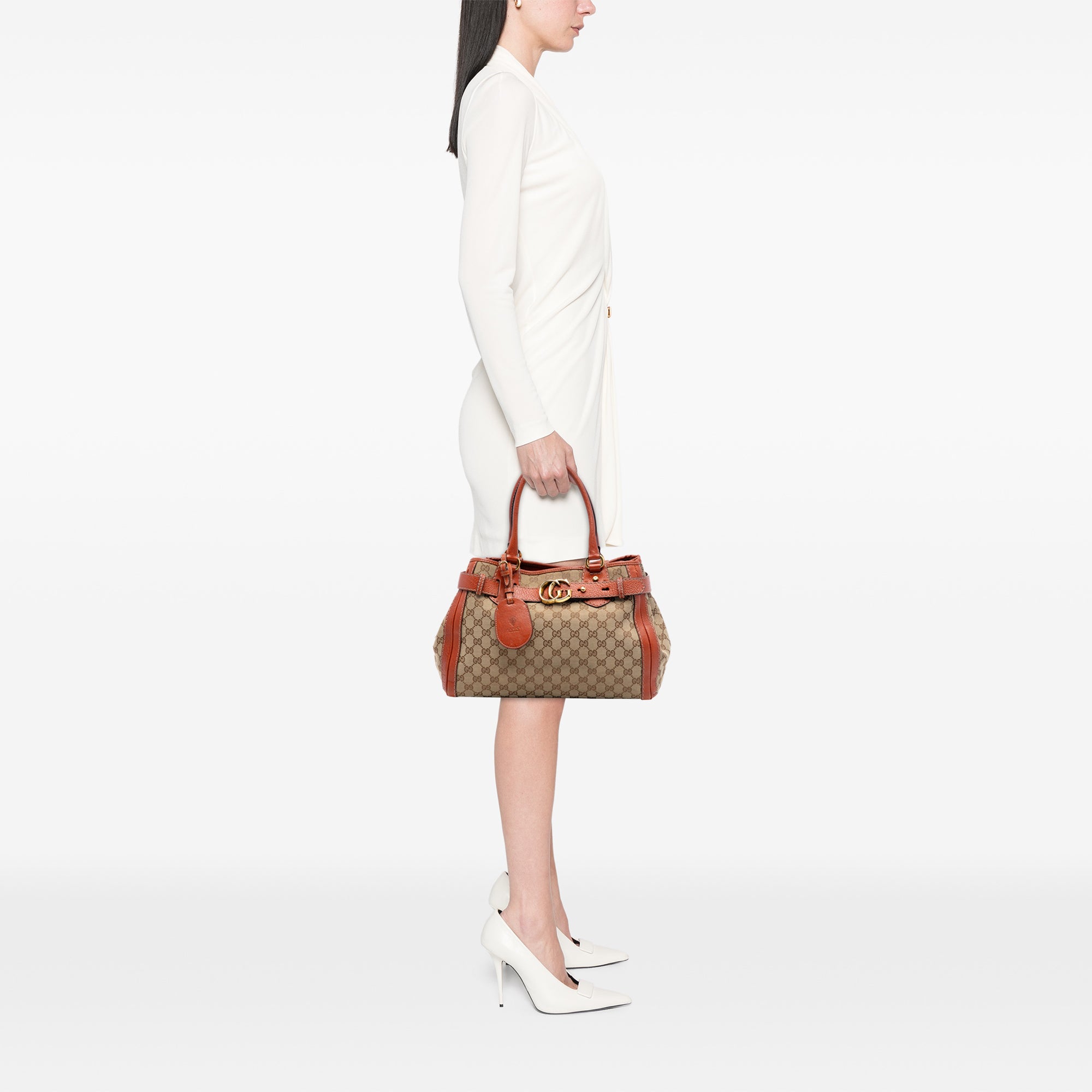 GG Canvas Running Tote - Image 7