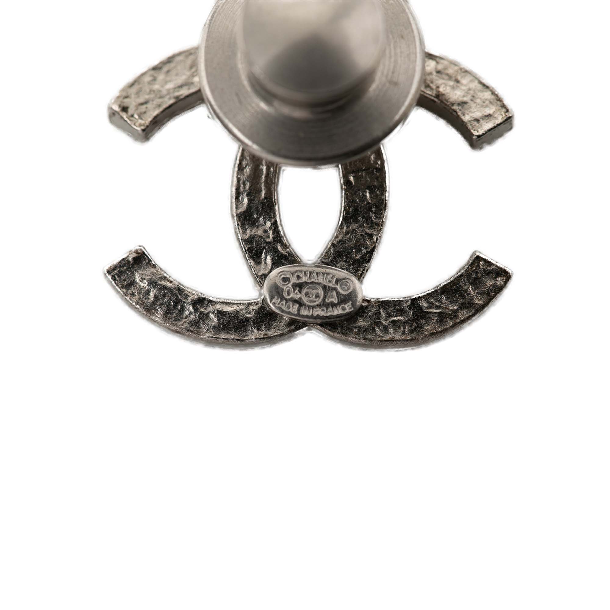 CC Brass and Strass Pin Brooch - Image 3
