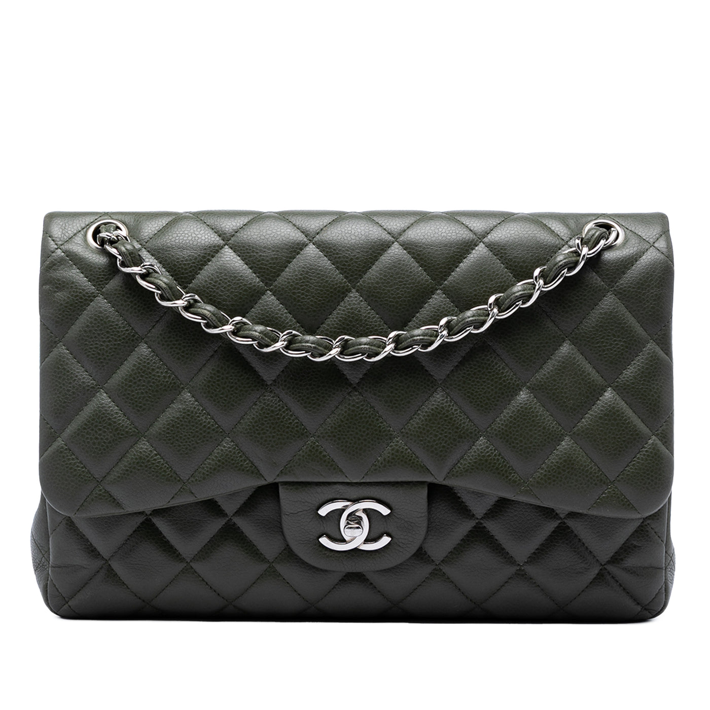 Jumbo Classic Caviar Double Flap - Image 1