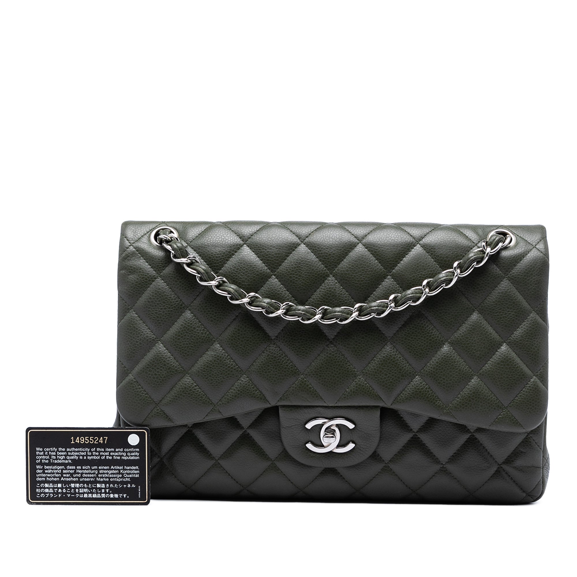 Jumbo Classic Caviar Double Flap - Image 6