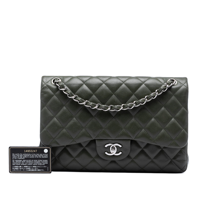 Jumbo Classic Caviar Double Flap - Image 6