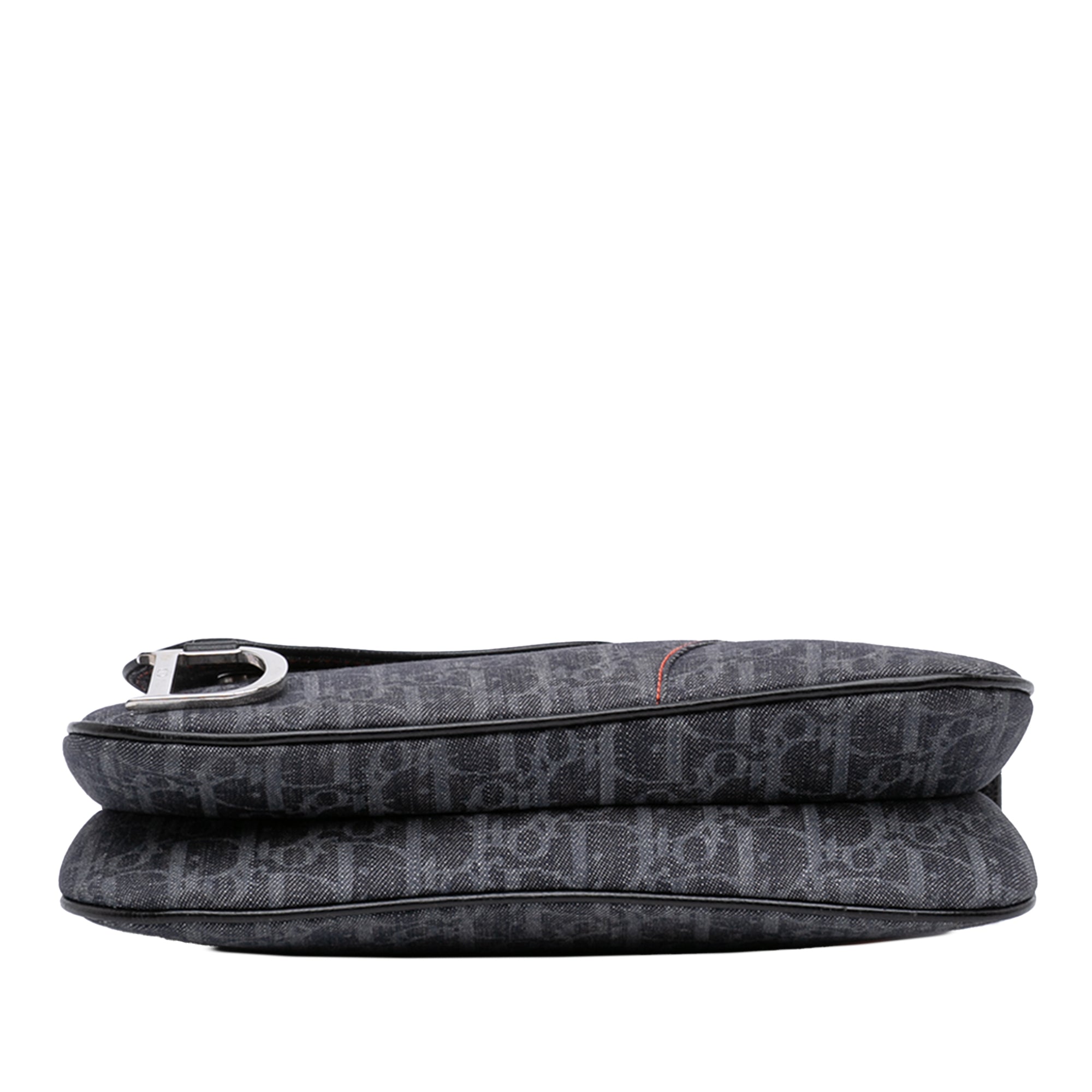 Oblique Denim Flight Double Saddle Crossbody - Image 3