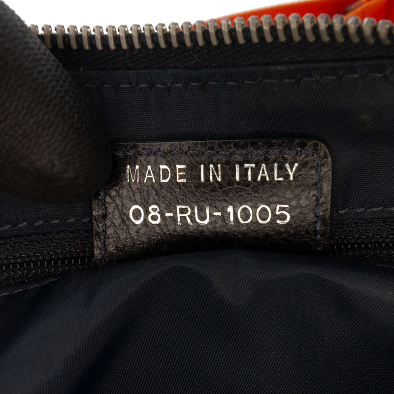 Oblique Denim Flight Double Saddle Crossbody - Image 6