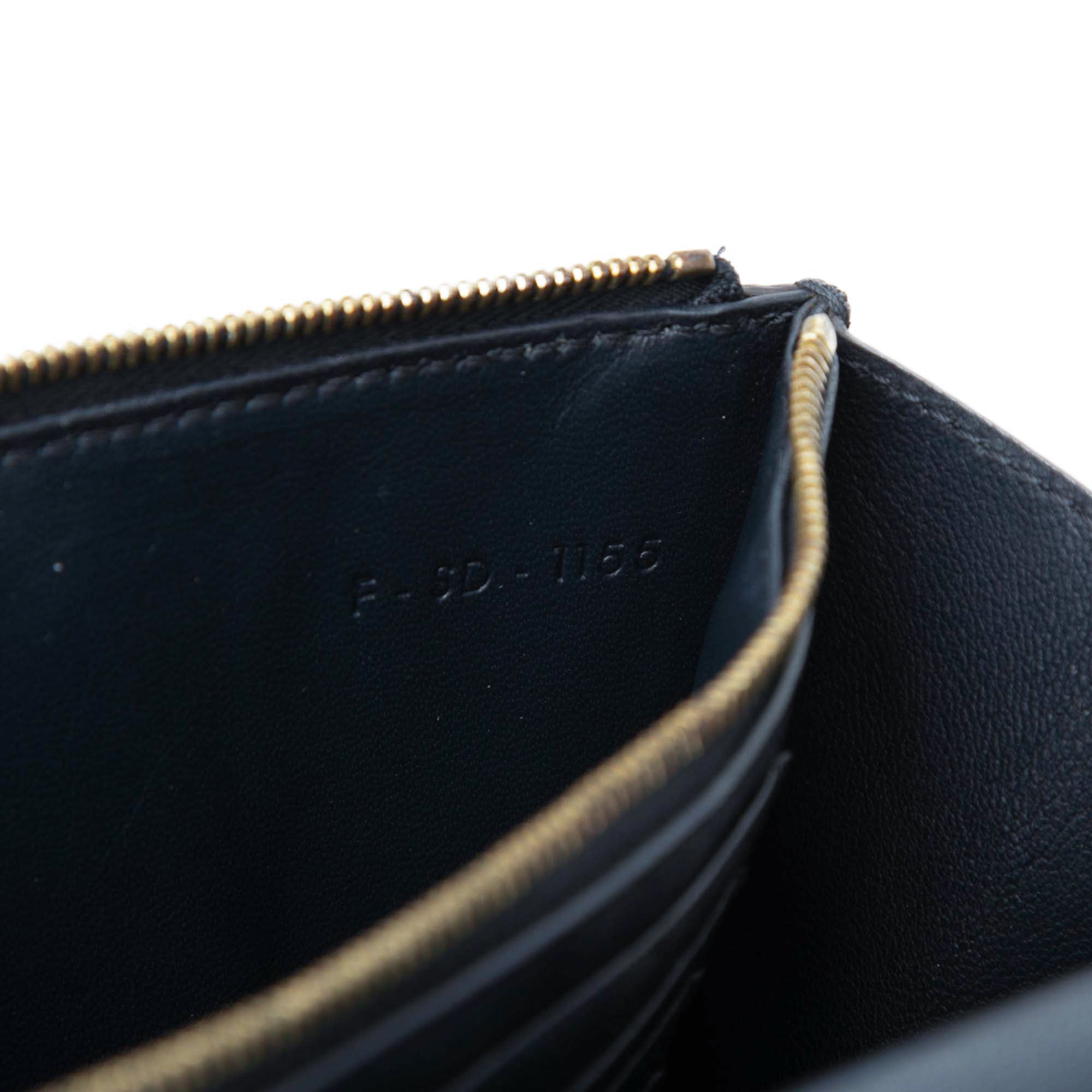 Large Tricolor Leather Pocket Envelope Flap on Chain - Image 6