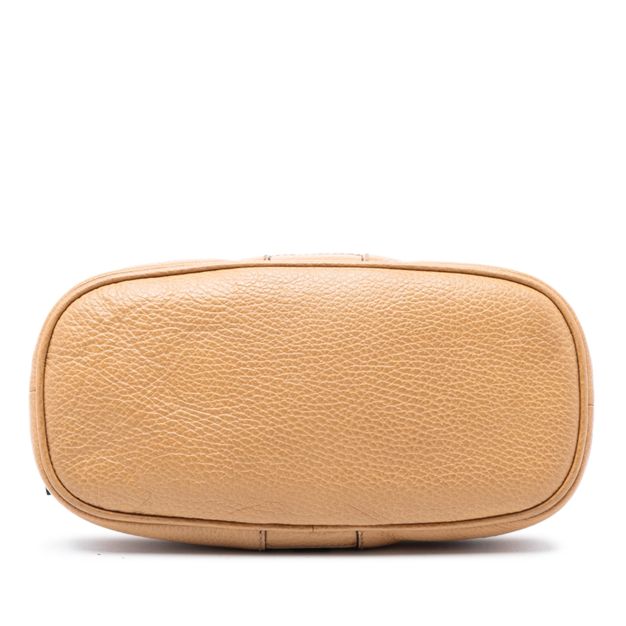 Mini Leather Web Dome Satchel - Image 3