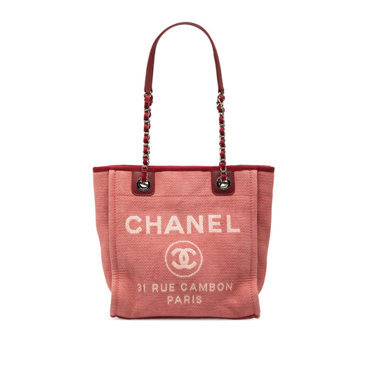 Mini Canvas Deauville Tote - Image 1