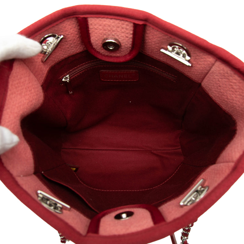 Mini Canvas Deauville Tote - Image 4