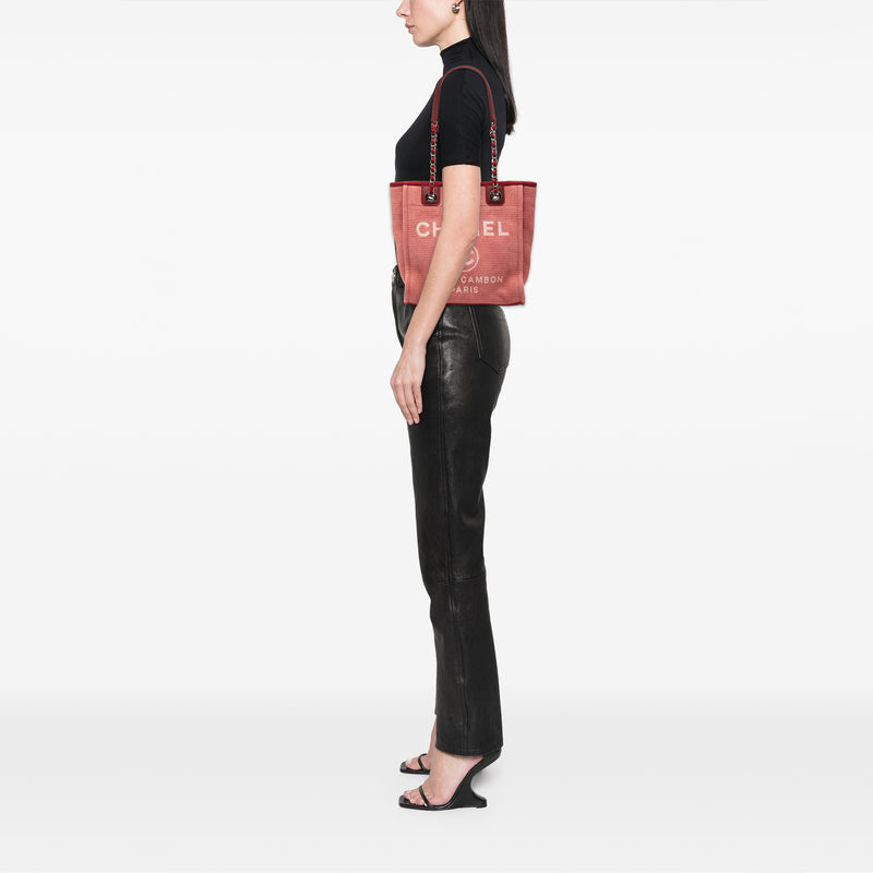 Mini Canvas Deauville Tote - Image 7