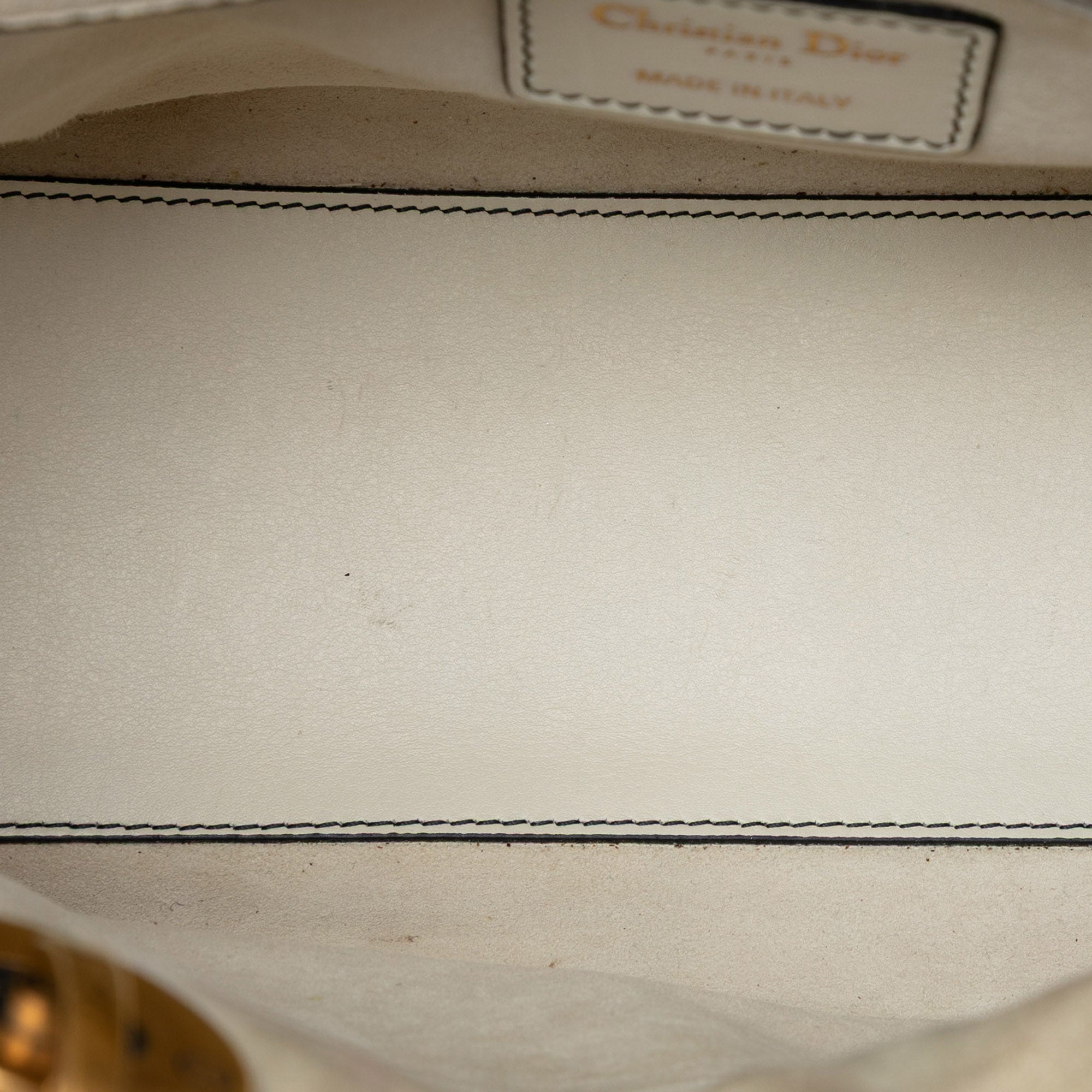 Medium Lambskin Cannage Studded Supple Lady Dior - Image 4