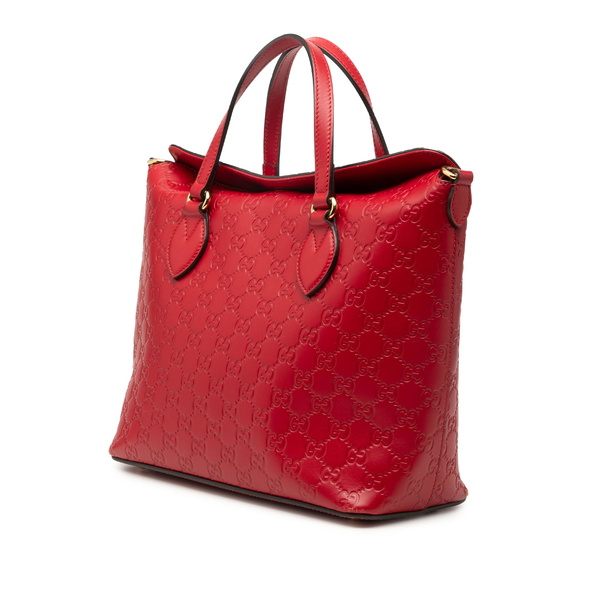 Guccissima Linea A Fold Over Satchel - Image 2