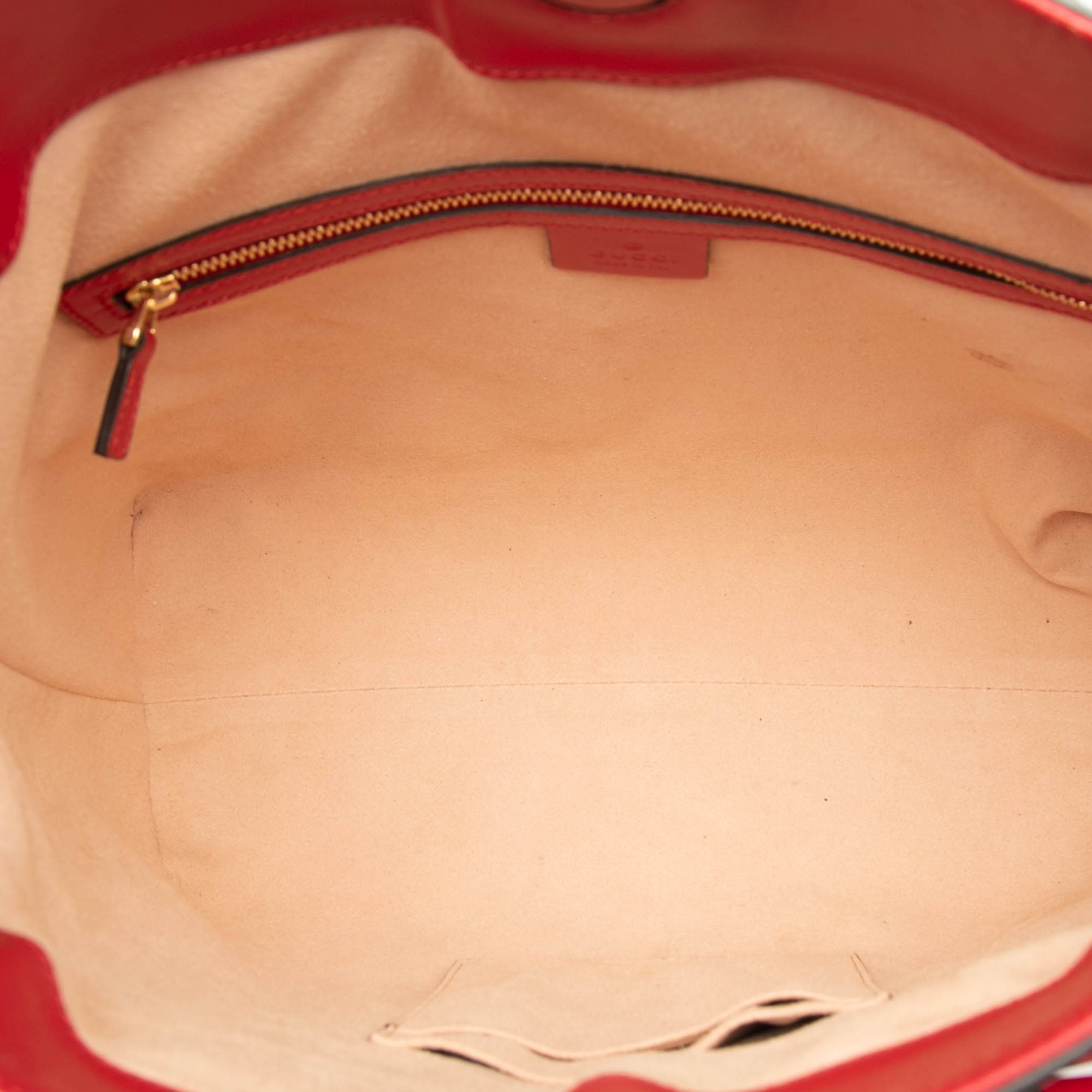 Guccissima Linea A Fold Over Satchel - Image 4