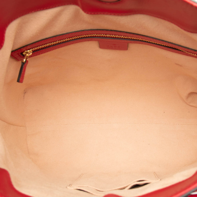 Guccissima Linea A Fold Over Satchel - Image 4