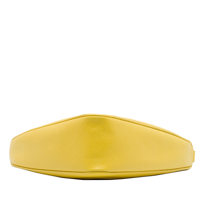 Saffiano Logo Embossed Triangle Wristlet Pouch - Image 3