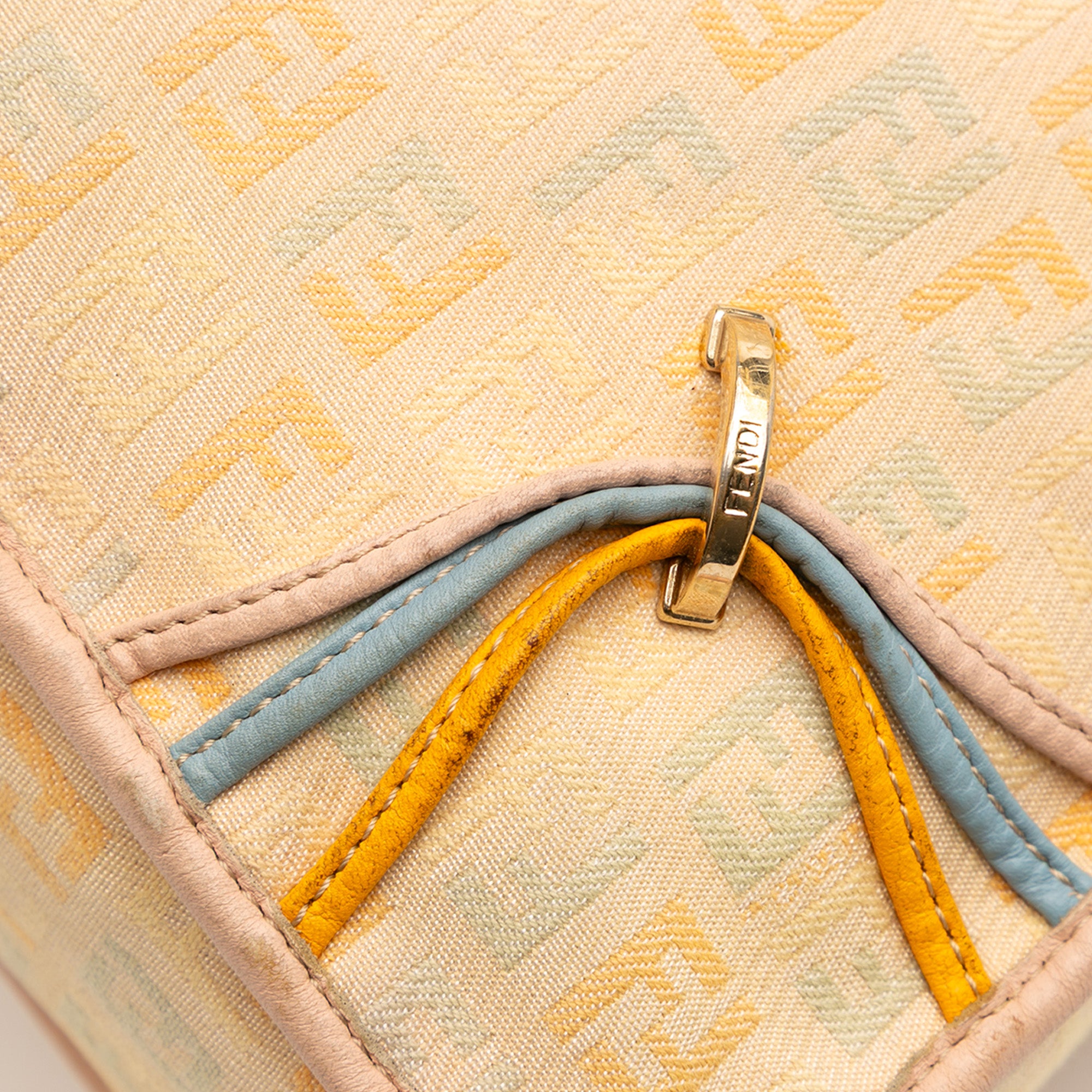 Zucchino Canvas F Charm Crossbody - Image 10