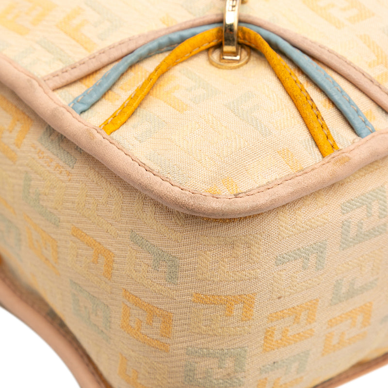 Zucchino Canvas F Charm Crossbody - Image 9