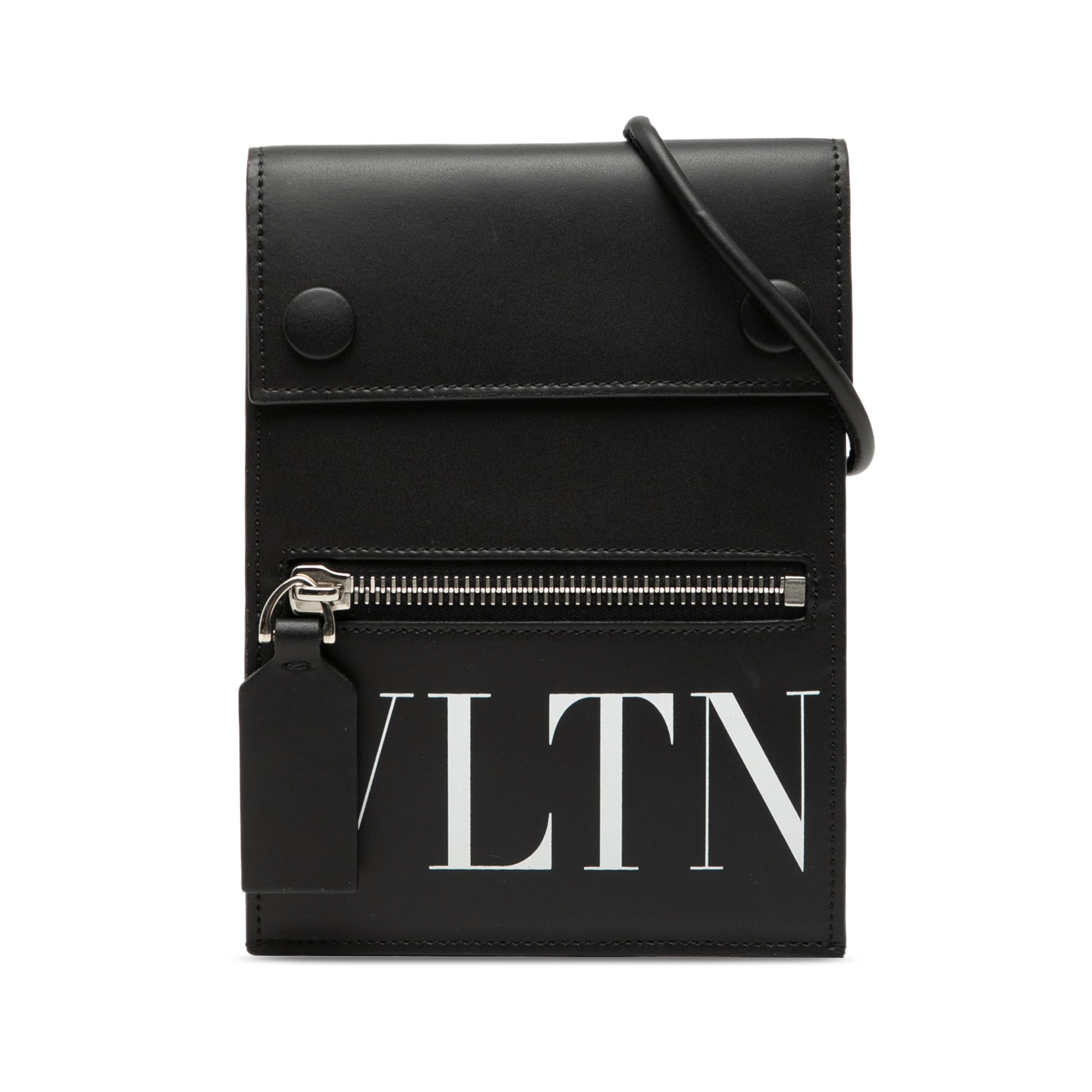Leather VLTN Phone Case With Strap - Image 1