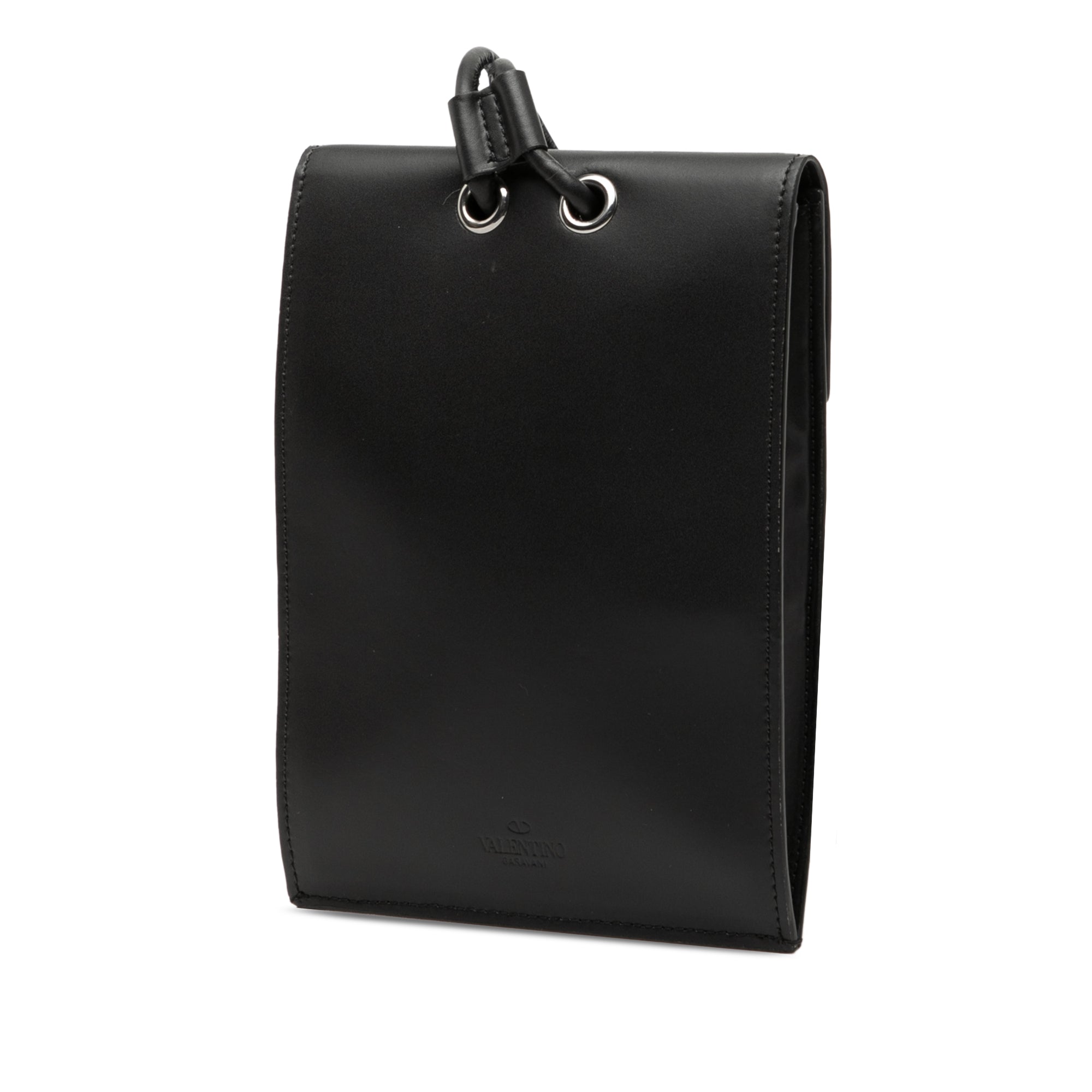 Leather VLTN Phone Case With Strap - Image 2