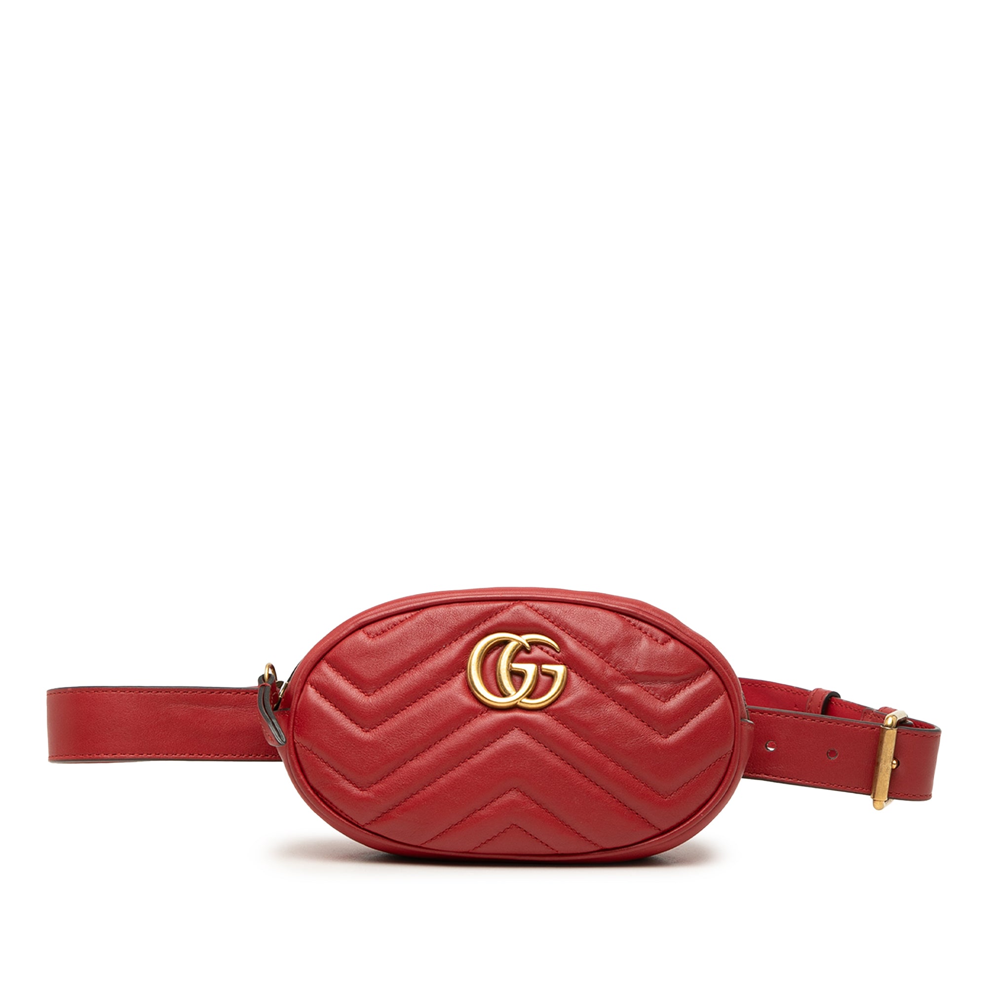 GG Marmont Matelasse Calfskin Belt Bag - Image 1