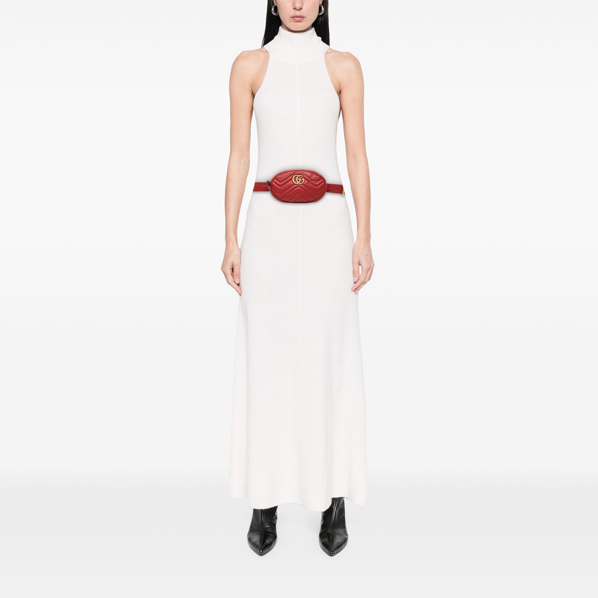 GG Marmont Matelasse Calfskin Belt Bag - Image 7