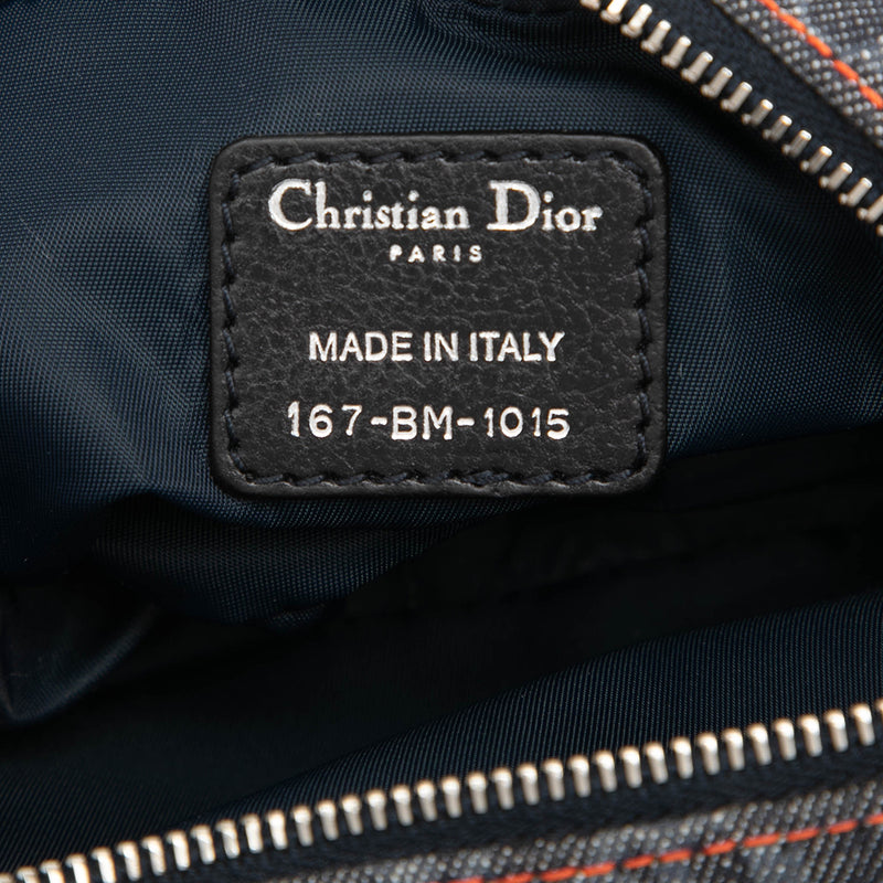 Oblique Denim Flight Coin Pouch - Image 5
