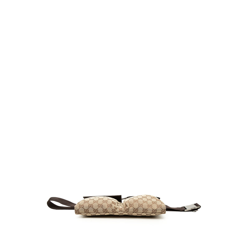 GG Canvas Double Pocket Belt Bag - Image 3