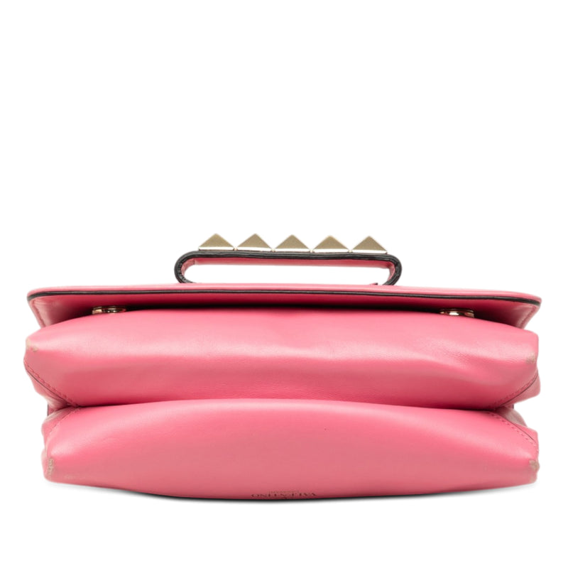 Leather Rockstud Va Va Voom Clutch on Chain - Image 3