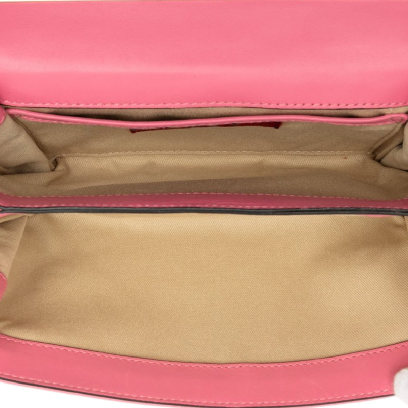Leather Rockstud Va Va Voom Clutch on Chain - Image 4