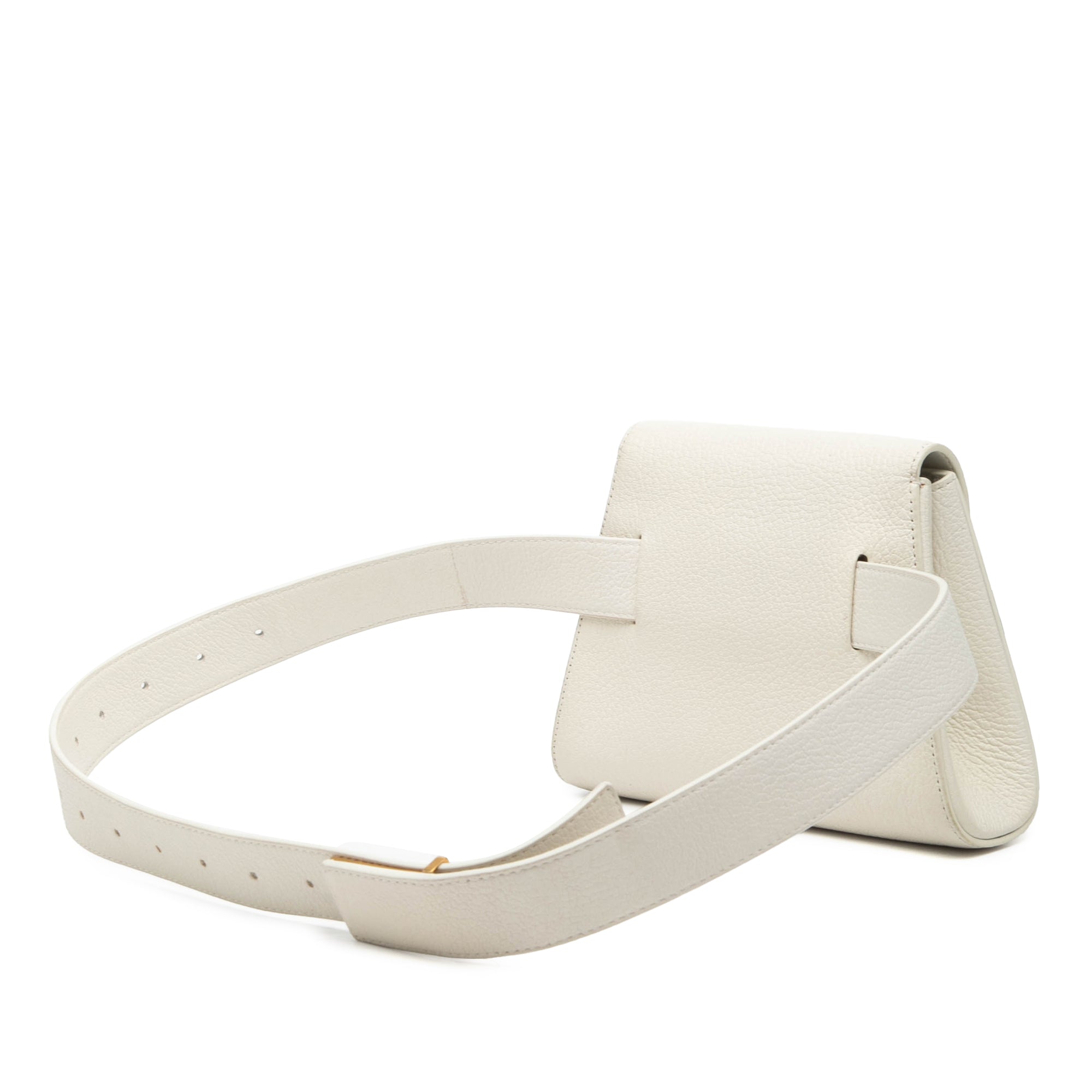 Leather Geometric Belt Bag - Image 2