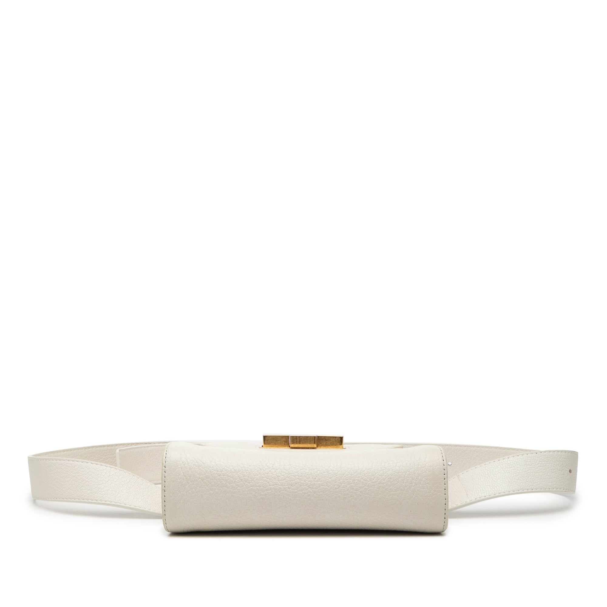 Leather Geometric Belt Bag - Image 3