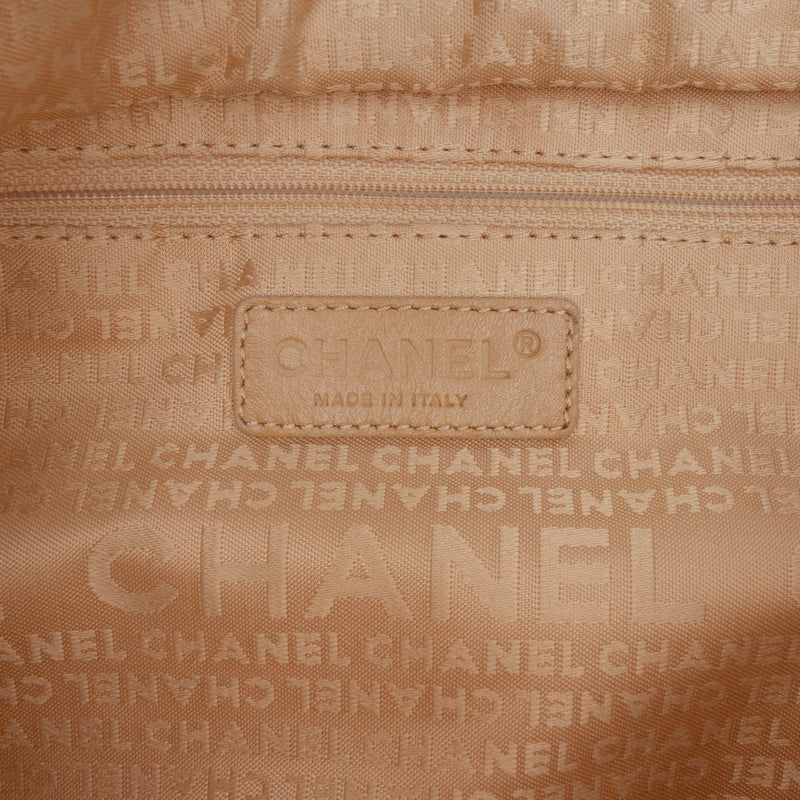 Calfskin Square Stitch Tassel Hobo - Image 5