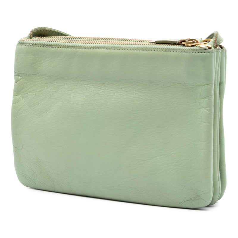 Small Lambskin Trio Crossbody - Image 2