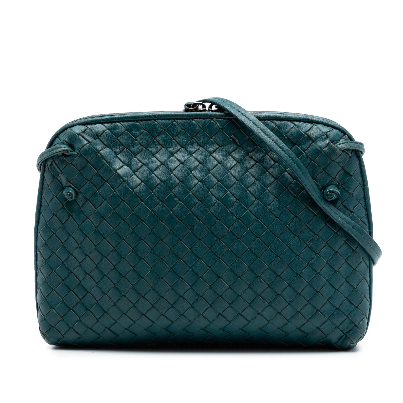 Nappa Intrecciato Nodini Crossbody - Image 1