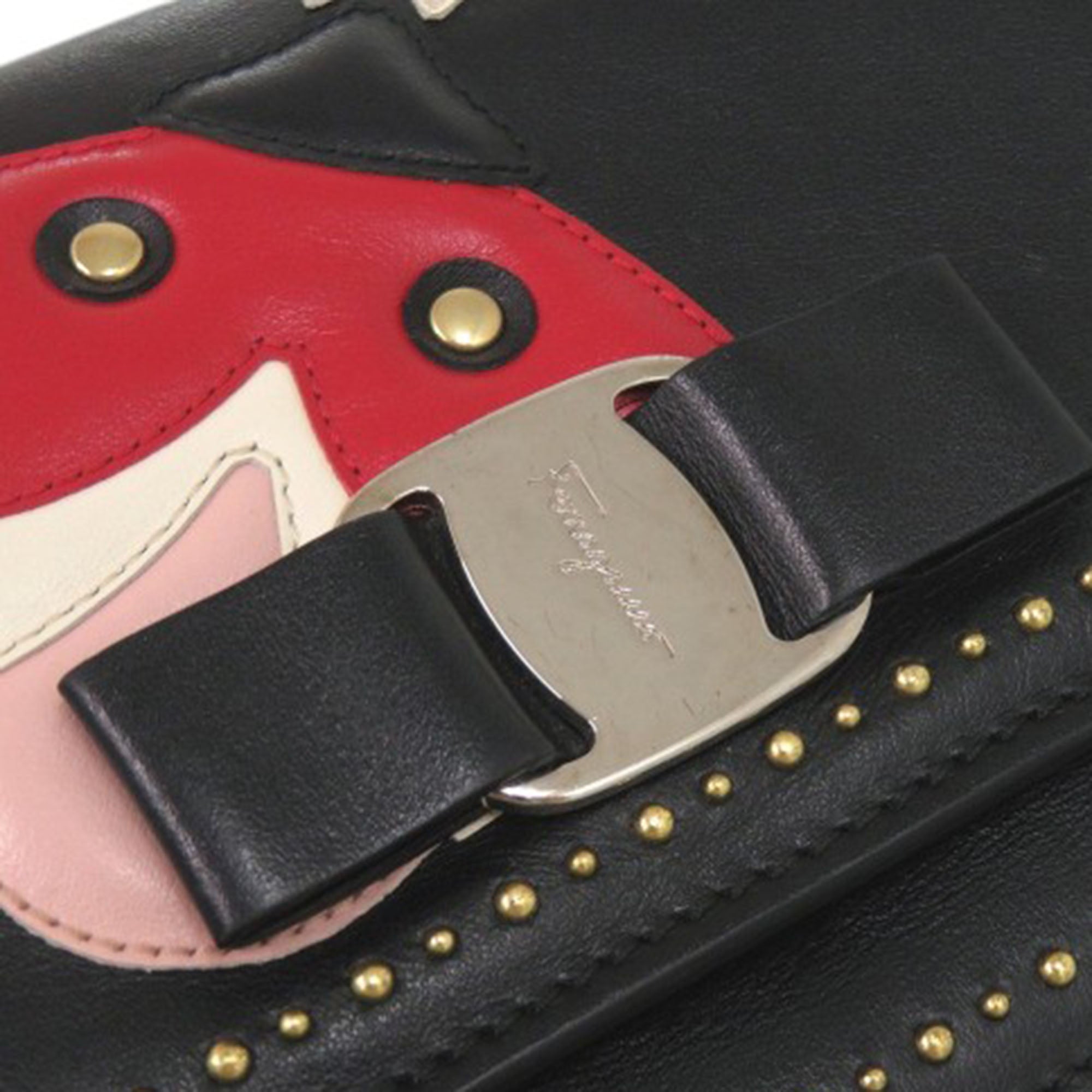 Studded Leather Ladybug Vara Bow Crossbody - Image 7