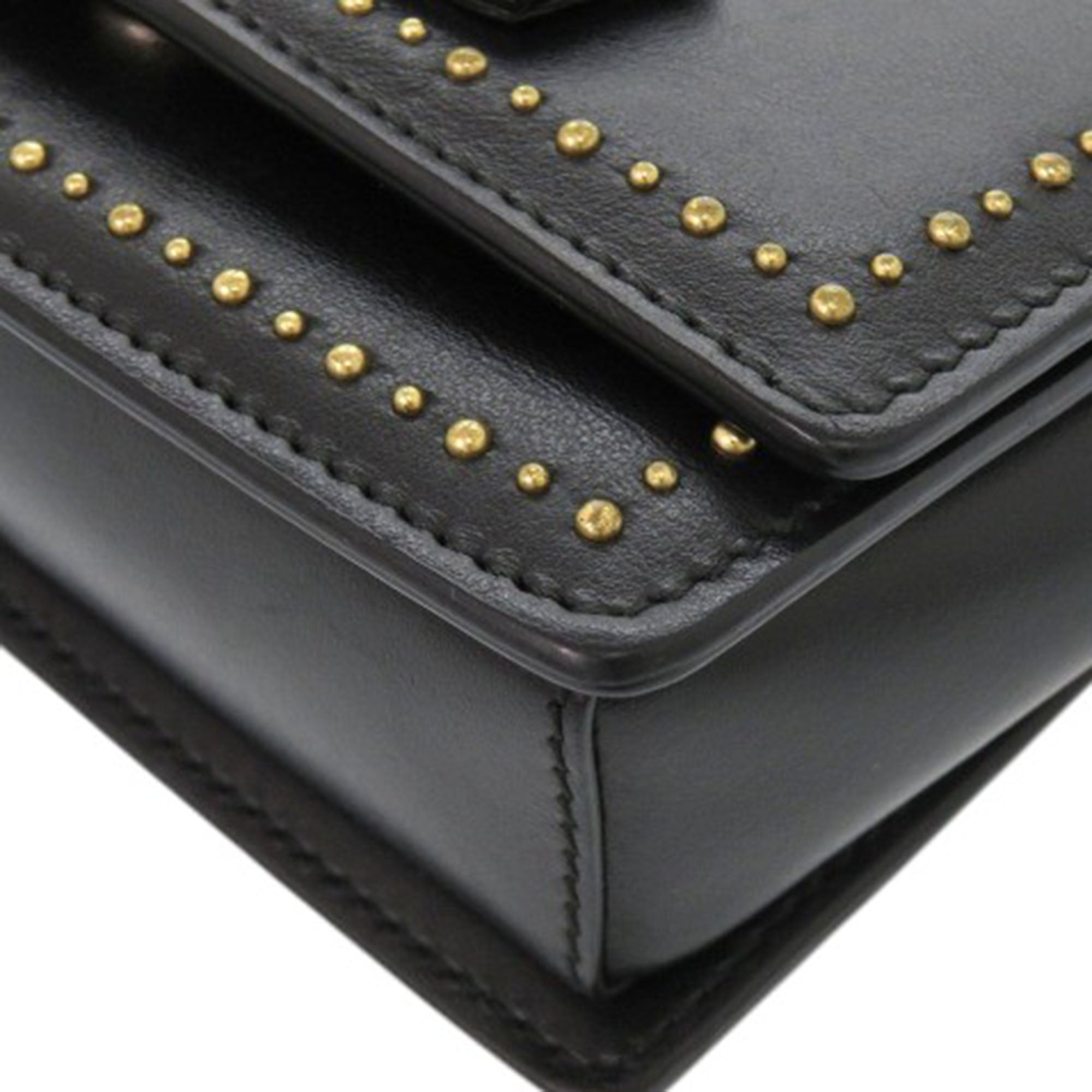 Studded Leather Ladybug Vara Bow Crossbody - Image 8