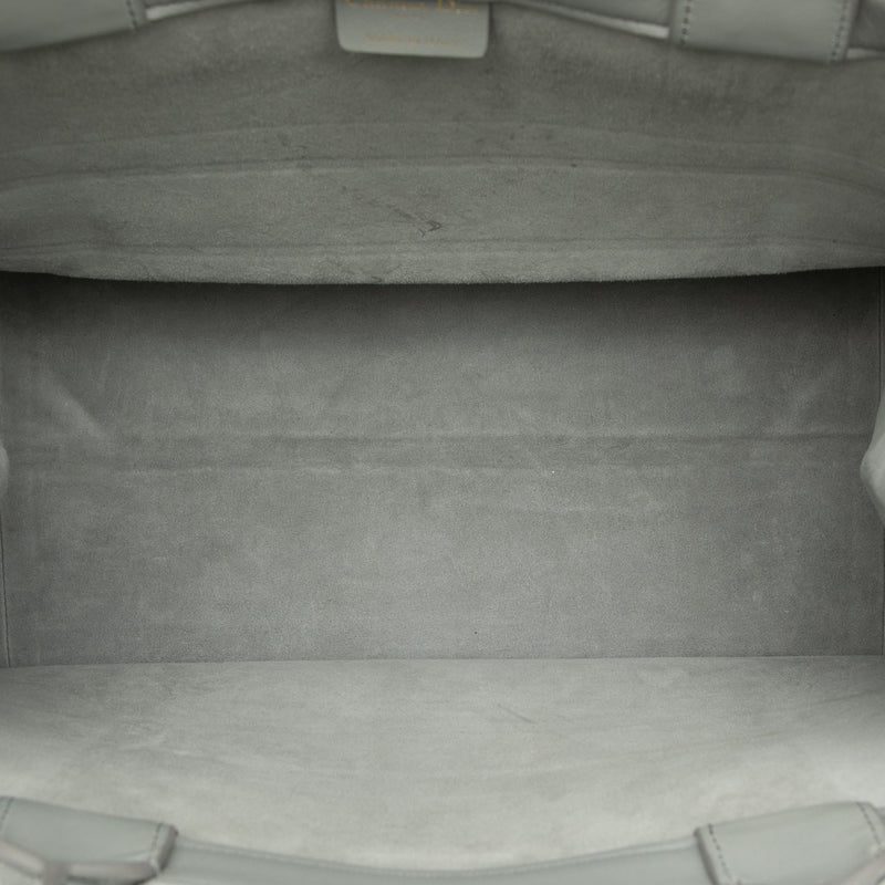Medium Embossed Leather Book Tote - Image 4